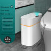 Smart Trash Can With Lid For Bedroom And Living Room Kitchen Storage Box Trash Can Induction Small Car Box Automatic Smart Dustbin Smart Trash Bin - Image 5