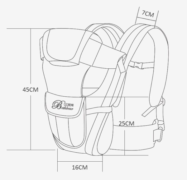 Double Shoulder Baby Carriers  Mother and Child Travel Supplies