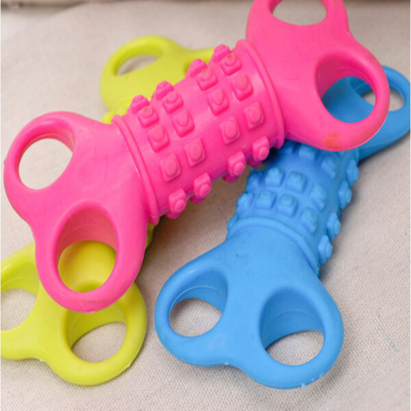 Silicone Bone Shape Chewing Toy Dog Pet - Image 2