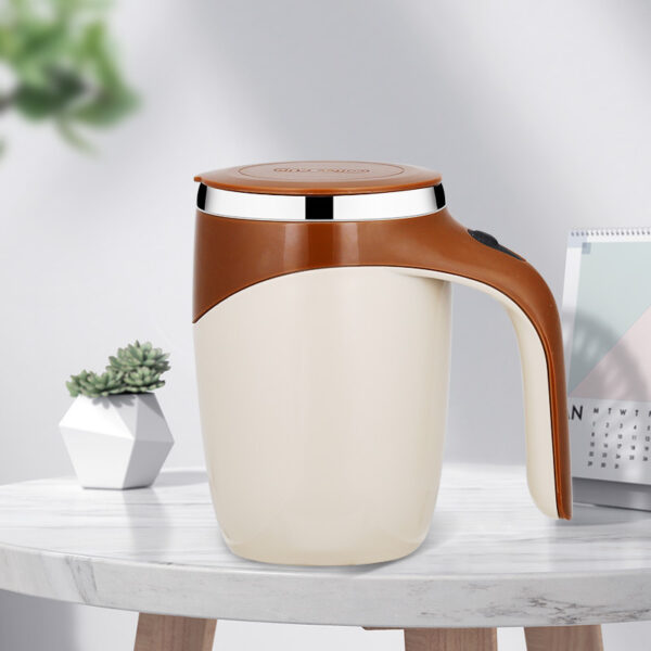 Rechargeable Model Automatic Stirring Cup Coffee Cup High Value Electric Stirring Cup Lazy Milkshake Rotating Magnetic Water Cup - Image 4