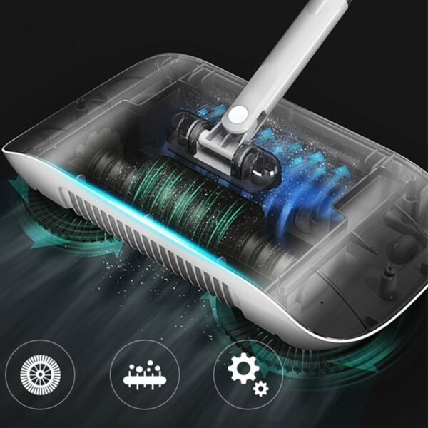 Hand Push Sweeper Household Broom Dustpan Mop Floor All-in-one Machine Gift Mop Sweeper - Image 8
