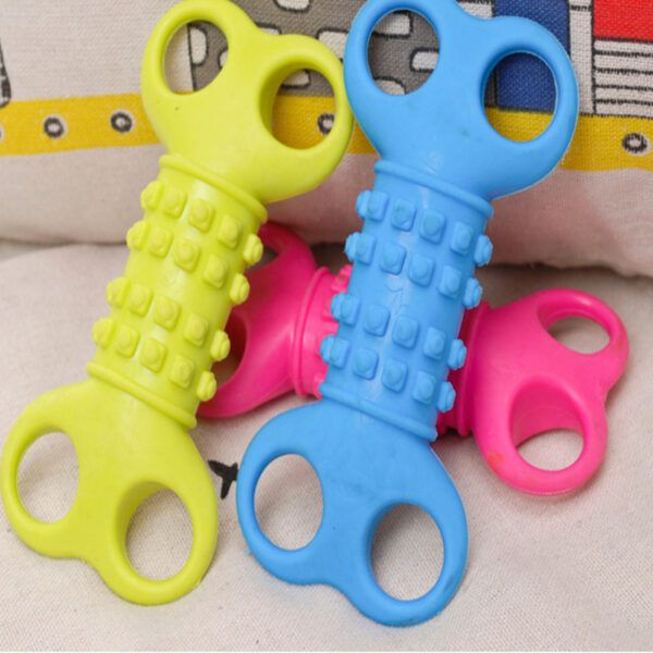 Silicone Bone Shape Chewing Toy Dog Pet - Image 4