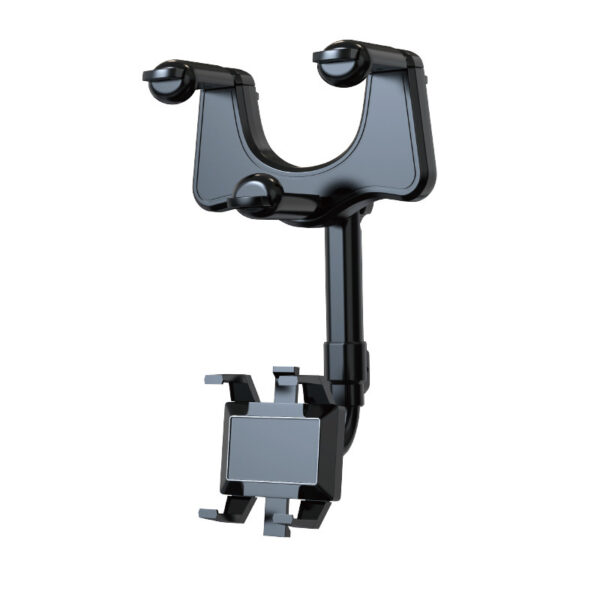 Rearview Mirror Phone Holder For Car Rotatable And Retractable Car Phone Holder Multifunctional 360 Rear View Mirror Phone Holder Suitable For All Mobile Phones And All Car - Image 7