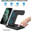 Compatible Mobile Phone Watch Earphone Wireless Charger 3 In 1 Wireless Charger Stand - Image 8