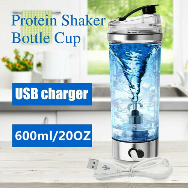 Electric Protein Shake Stirrer USB Shake Bottle Milk Coffee Blender Kettle Sports And Fitness Charging Electric Shaker Cup - Image 3