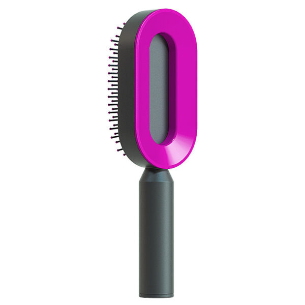 Self Cleaning Hair Brush For Women One-key Cleaning Hair Loss Airbag Massage Scalp Comb Anti-Static Hairbrush - Image 7